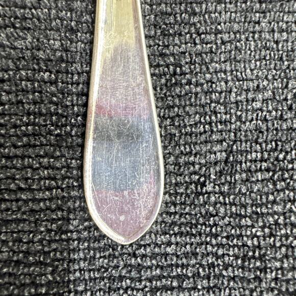 1 Tea Spoon Teaspoon Stainless DJ Korea DJ5 Glossy Round Tip Outline - Picture 7 of 7